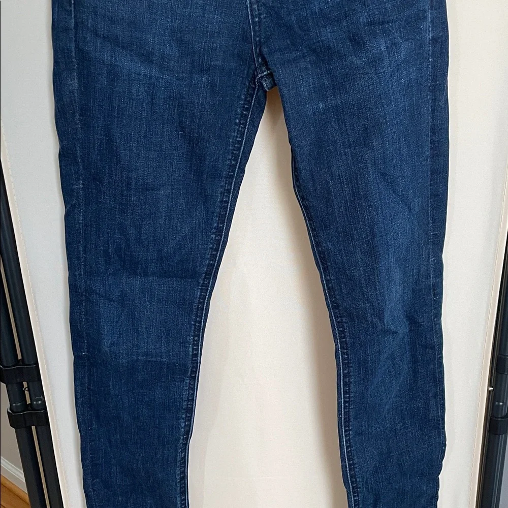 NWOT Express Women's Deep Indigo Skinny Jeans - Picture 4 of 13